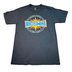 WWE Wrestlemania 33 Shirt Size Small Blue Orlando Florida WWF Wrestling 4/2/2017